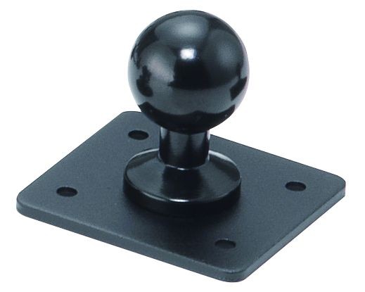 Base SP base plate ball 20mm for screwing 55x50mm 124-26