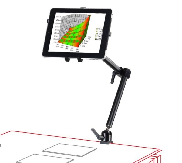 Halterung für iPad Pro Galaxy Tab Note Tablet-PC 10-15 " Zoll für Tisch Rohr Stuhl Rollstuhl 106-pr